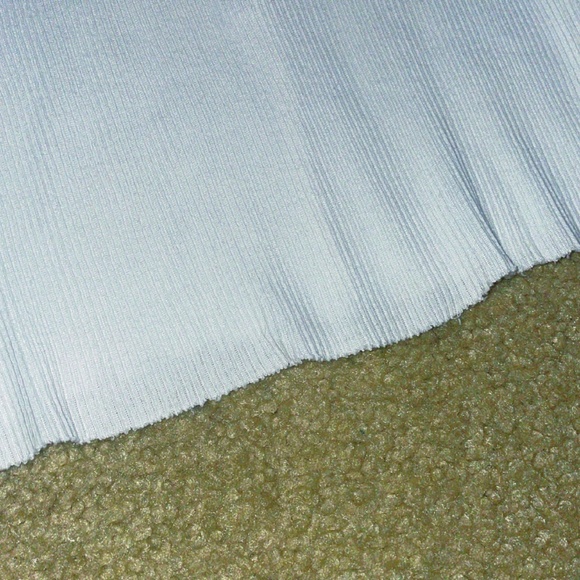 Re/Done Ribbed Cap Sleeve White tee L - Picture 6 of 6